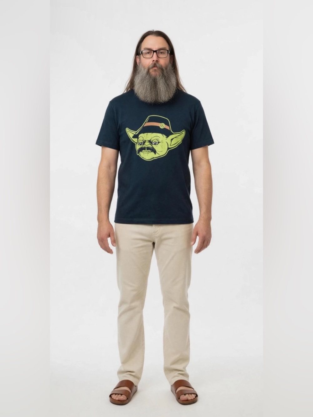 Navy Blue Graphic T-Shirt Cheechoda